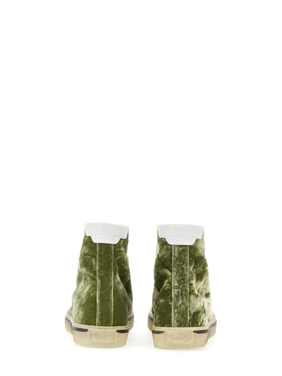 Saint Laurent Paris o1bcso1str0724 Hi-Top Sneaker in Green Size US 6 / EU 39 - 2 Thumbnail