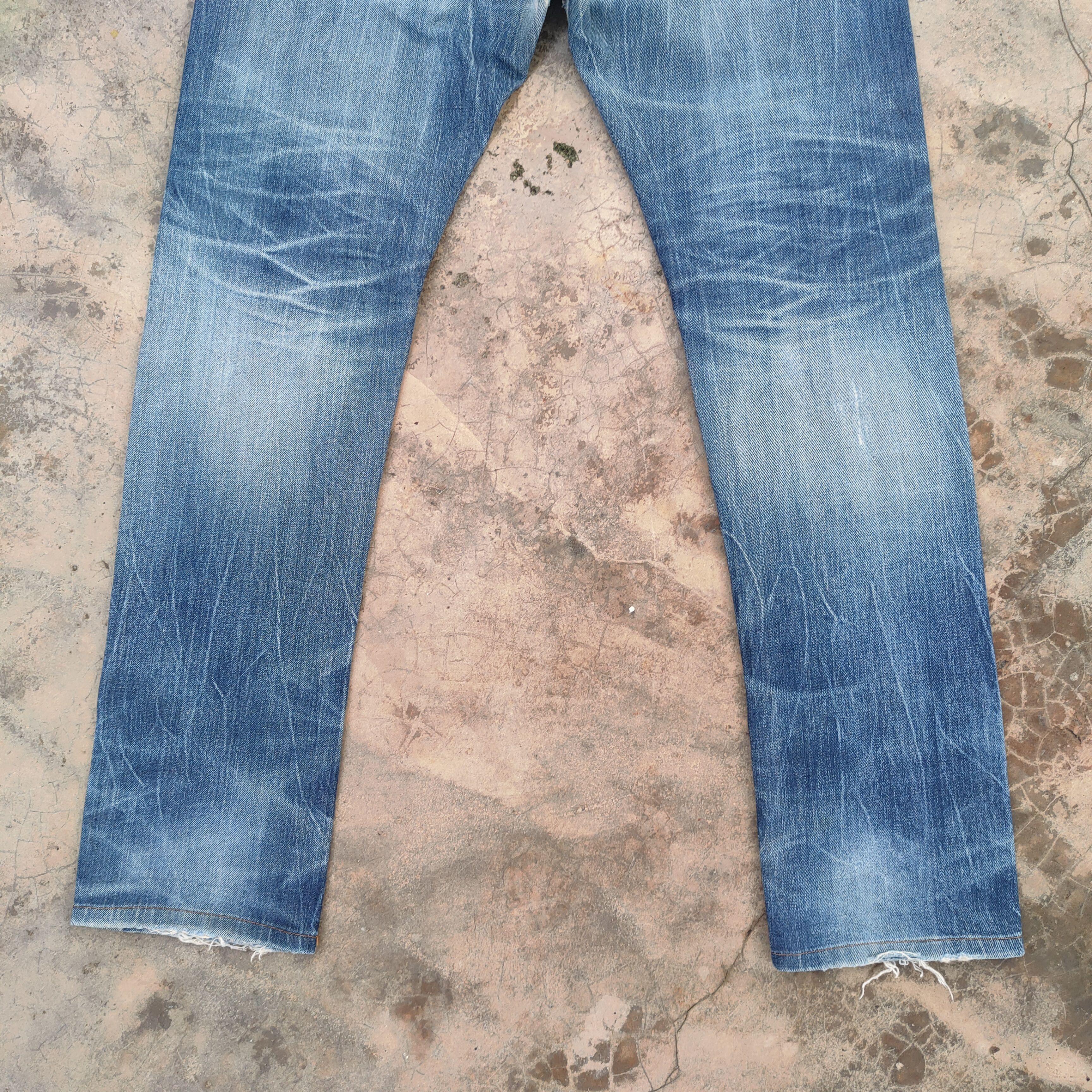 Cult Of Individuality VINTAGE CULT SALVAGE RUSTY FADED DENIM JEANS PANTS Size US 33 - 11 Thumbnail