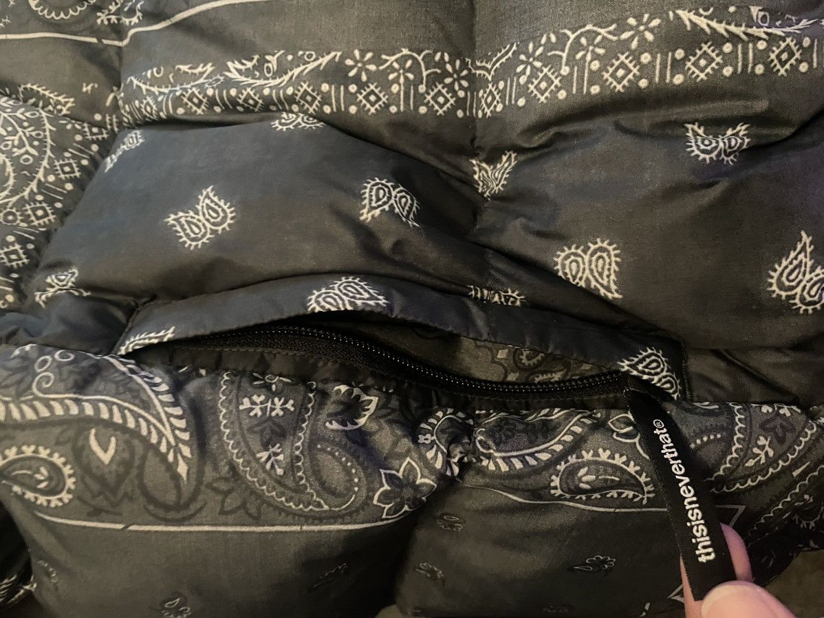 thisisneverthat thisisneverthat PERTEX down bandana black puffer jacket Size US XL / EU 56 / 4 - 9 Thumbnail