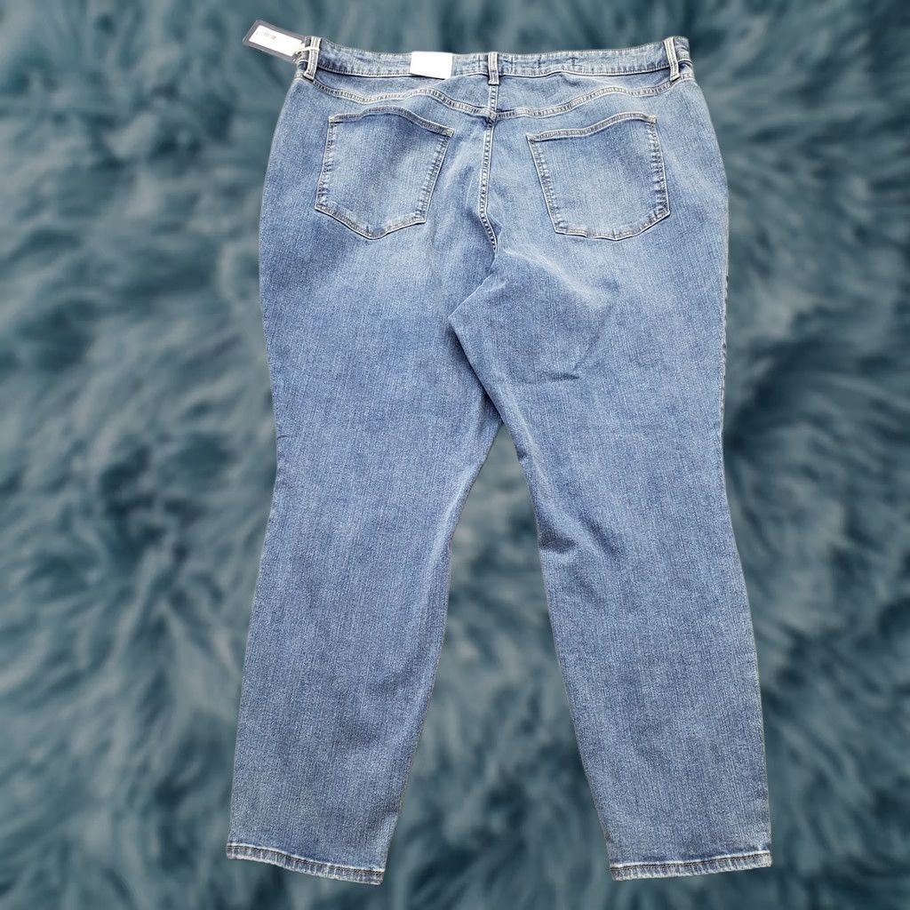 Vintage Universal Thread Jeans Womens Size 24 Blue Denim Stretch High Rise Skinny Size 42" / US 20 - 1 Thumbnail