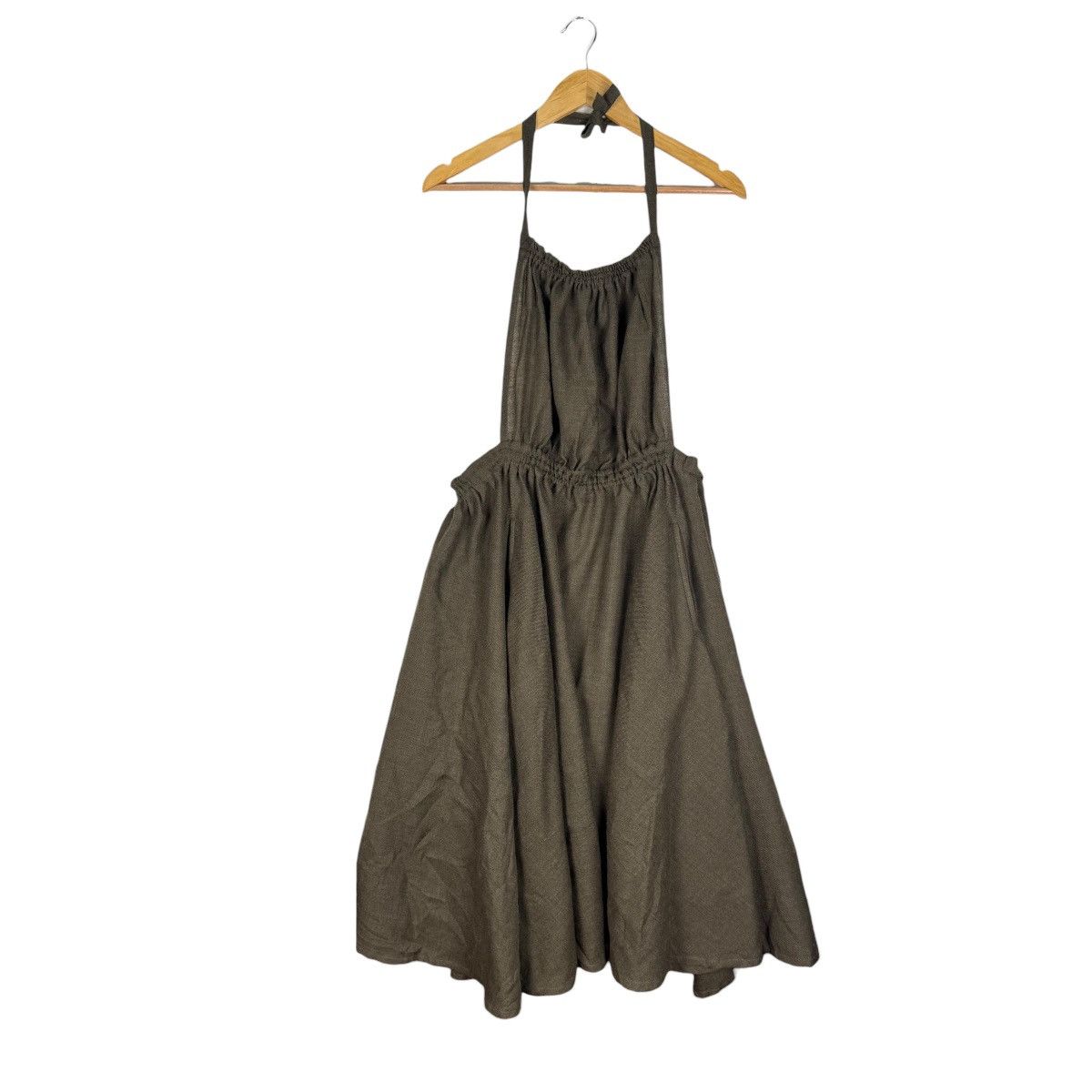 Comme des Garcons 🔥80s COMME DES GARCONS ARCHIVE APRON PINAFORE MAXI DRESS Size M / US 6-8 / IT 42-44 - 9 Thumbnail