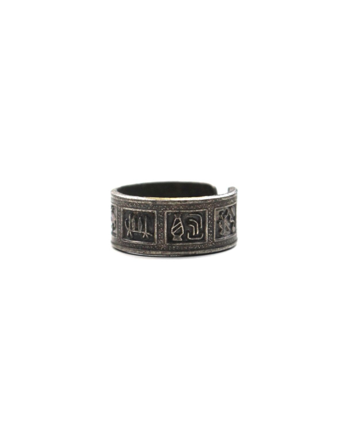 Hysteric Glamour 2000S JAPANESE MADE HIEROGLYPH PANEL WIDE CUFF RING Size ONE SIZE - 1 Thumbnail