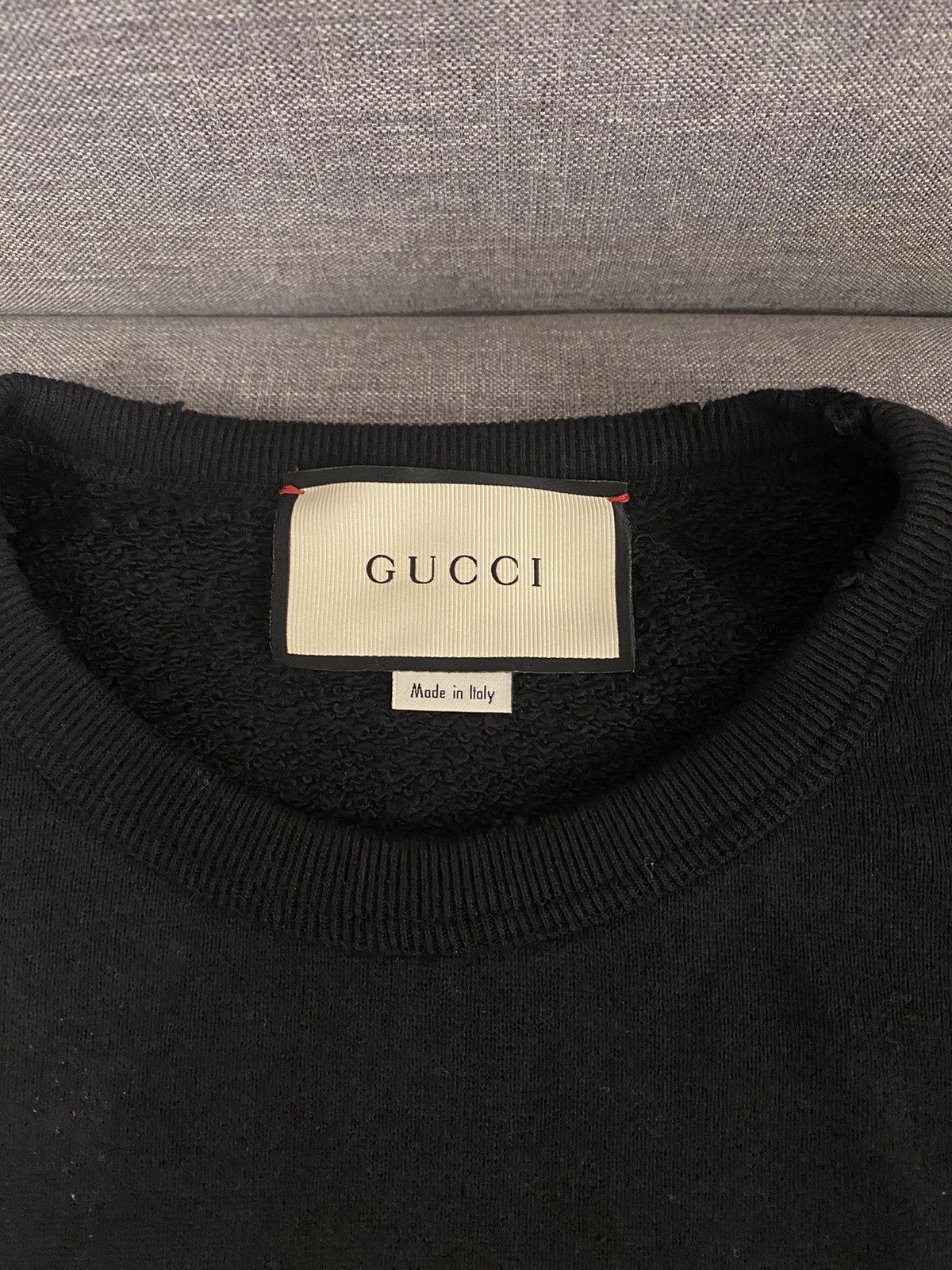 Gucci Gucci logo black sweatshirt XS Size US XS / EU 42 / 0 - 3 Thumbnail