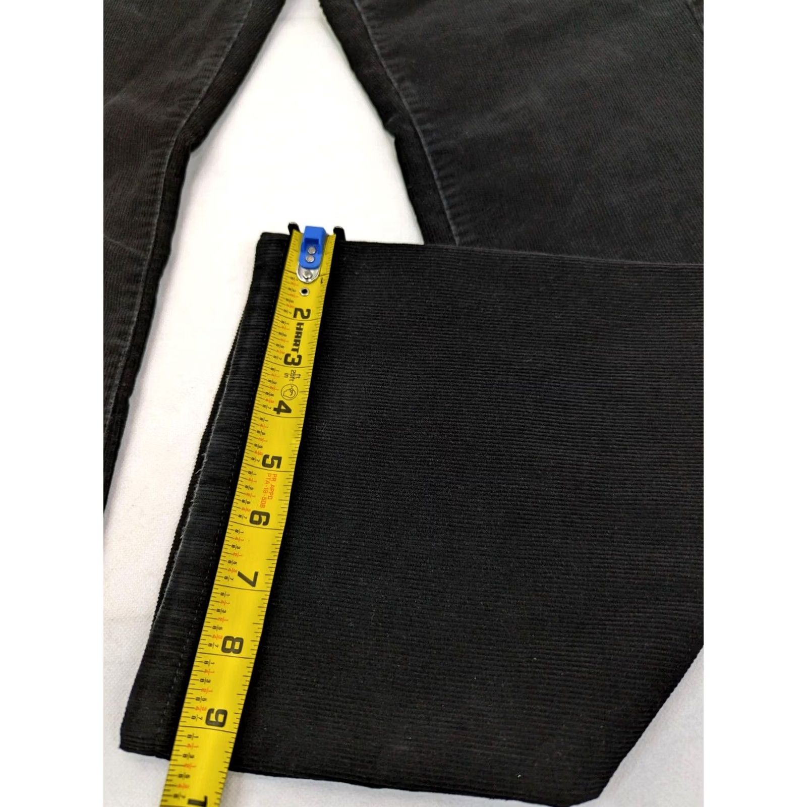 Polo Ralph Lauren VINTAGE Polo Ralph Lauren POLO Corduroy Black Straight Leg Pants Women 10 30x31 Cotton Size 32" / US 10 / IT 46 - 3 Thumbnail