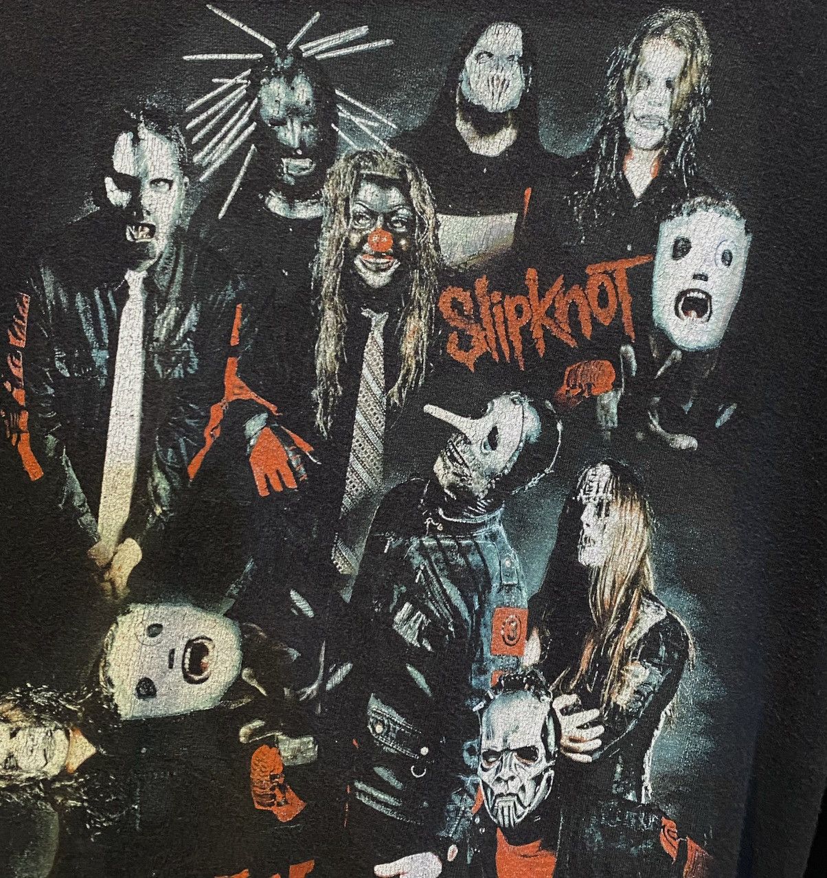 Alstyle × Slipknot × Vintage T shirt Slipknot Band Personil x Air Jordan 1 Shoes 2010 vtg Size US M / EU 48-50 / 2 - 6 Thumbnail