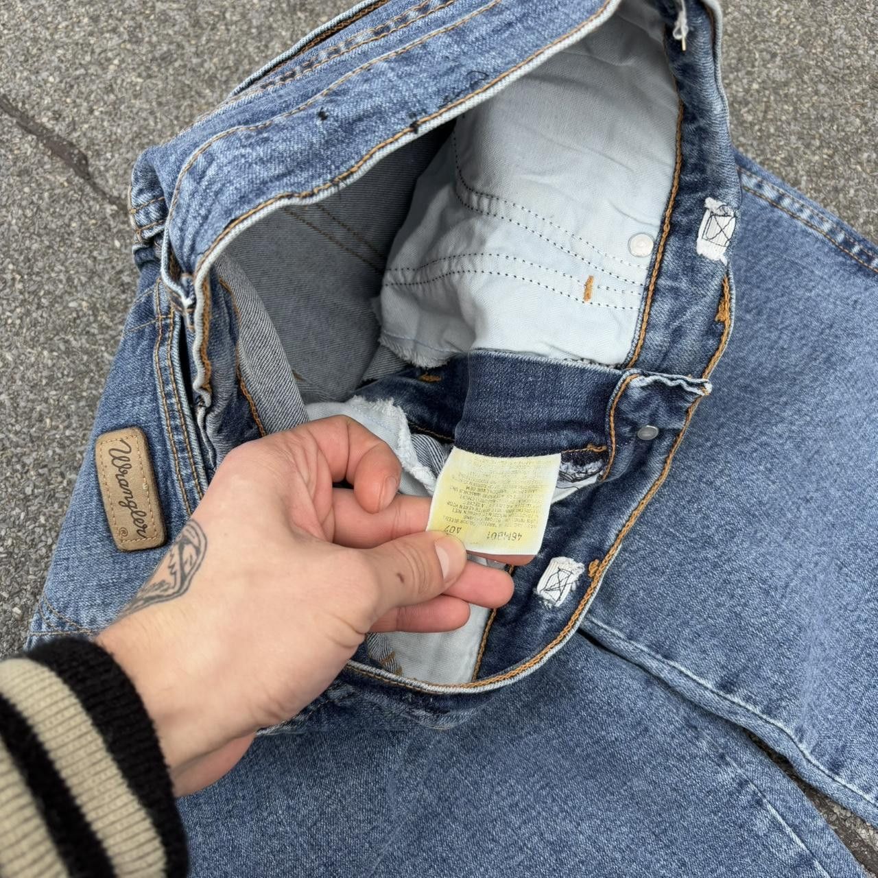 Japanese Brand × Vintage × Wrangler Vintage Wrangler jeans Size US 31 - 5 Thumbnail