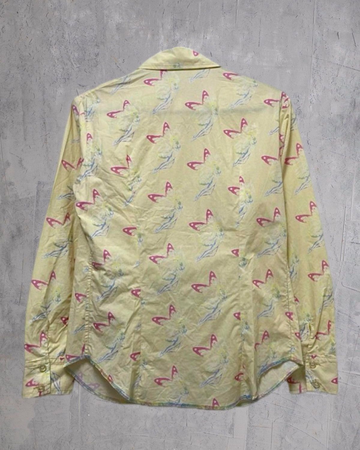 Hysteric Glamour × Japanese Brand × Vintage Hysteric Glamour “Butterfly girl” shirt Size US S / EU 44-46 / 1 - 2 Thumbnail