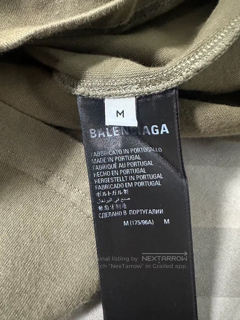 Balenciaga Balenciaga Embroidered Coke Short Sleeve, Washed Brown Size US M / EU 48-50 / 2 - 6 Thumbnail