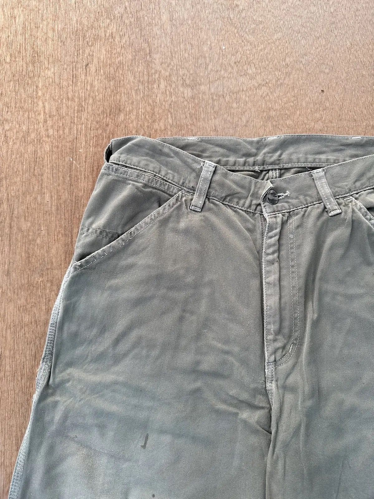 Carhartt RUSTY VINTAGE CARHARTT WORK WEAR FADED BAGGY CARPENTER PANTS Size US 29 - 3 Thumbnail