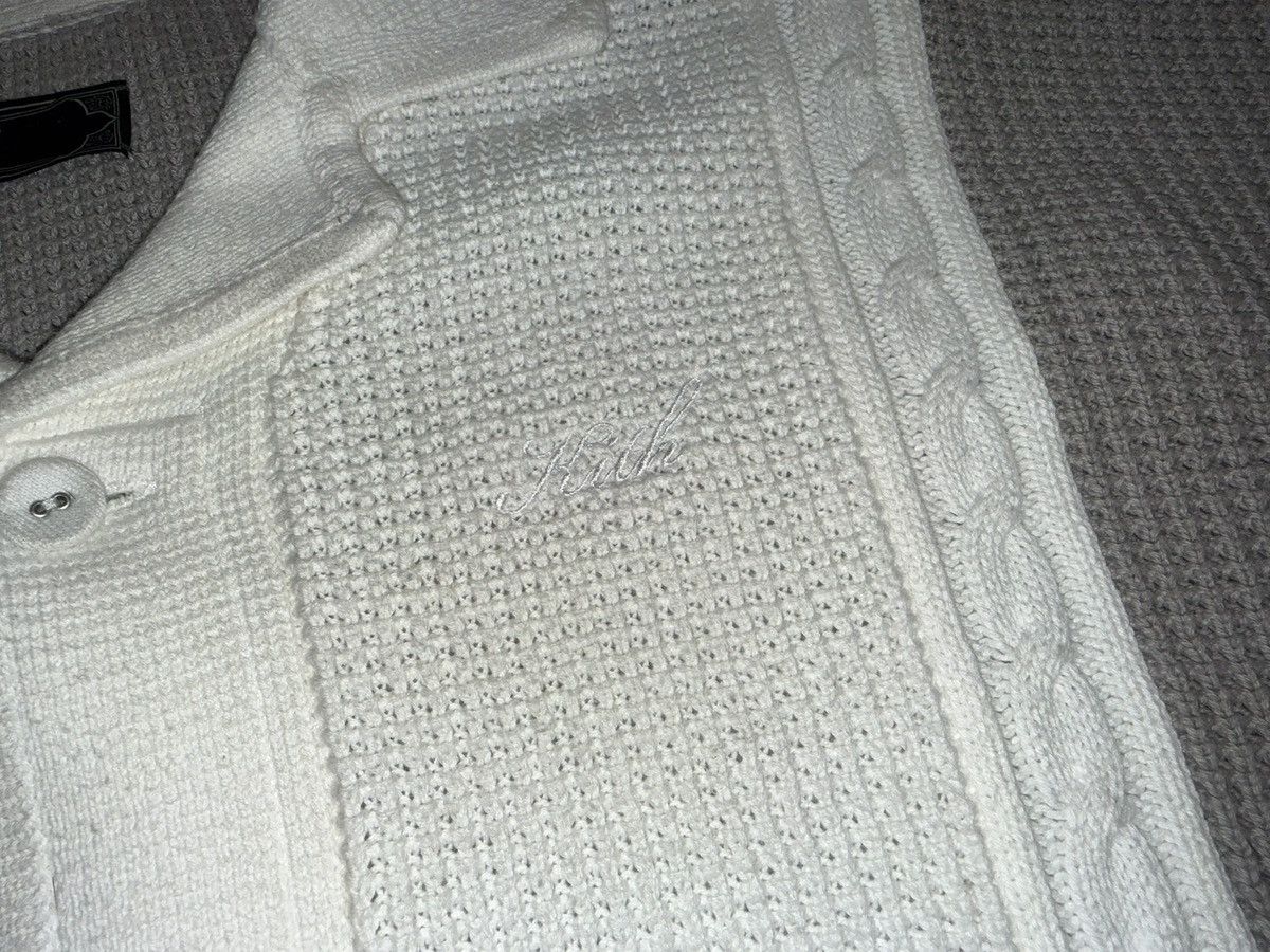 Kith Kith FW23 Knit Abram Cardigan Light Heather Grey Size Large Size US L / EU 52-54 / 3 - 3 Thumbnail