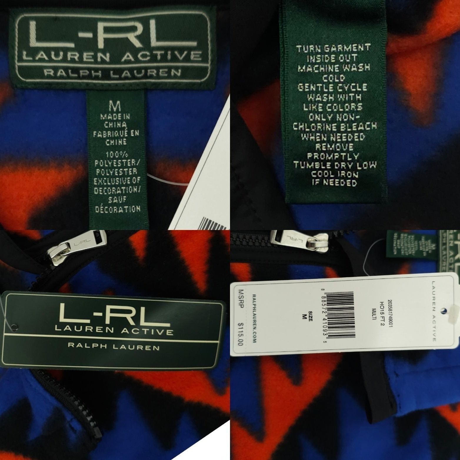 Lauren Ralph Lauren Lauren Ralph Lauren Fleece Vest M Southwest Aztec Geometric Size M / US 6-8 / IT 42-44 - 8 Thumbnail