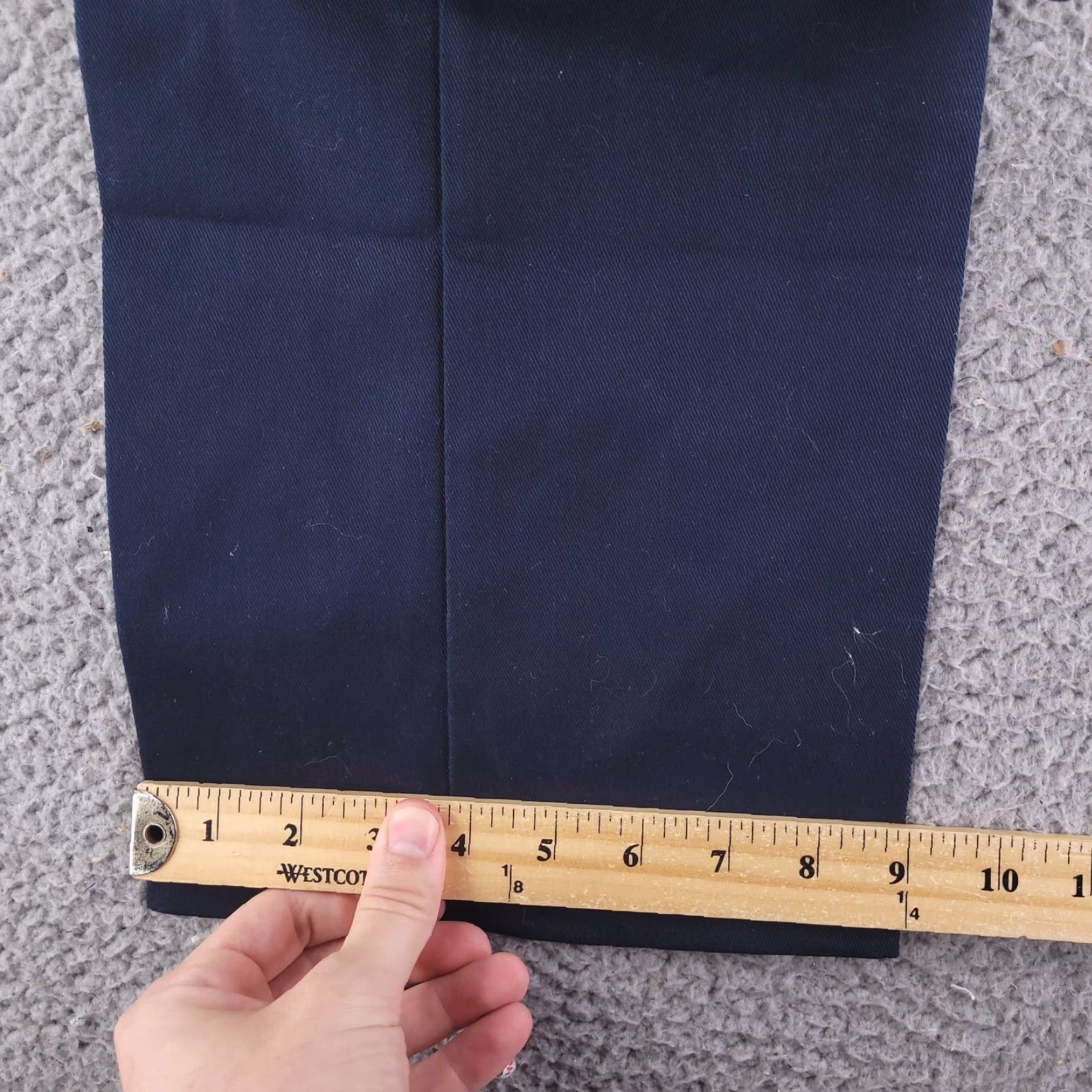 Dickies NEW Dickies Pants Mens 30x34 Original Fit 874 Navy Blue Work Casual Poly Blend Size US 30 / EU 46 - 4 Thumbnail