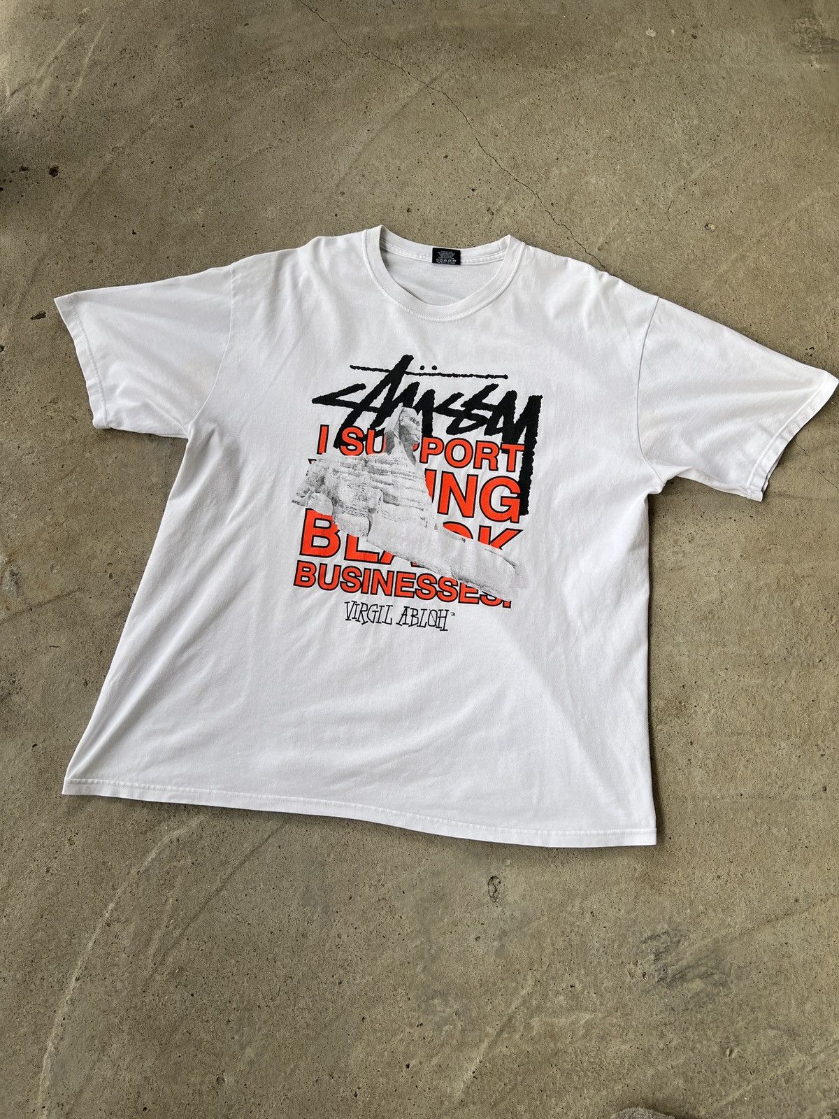 Stussy Stussy X Off-White Tee Size US XL / EU 56 / 4 - 1 Thumbnail