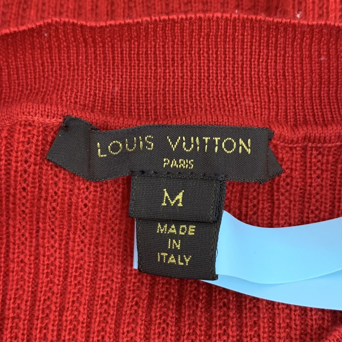 Louis Vuitton Louis Vuitton Red Geometric Long Sleeve Knit Sweater K26WX Size M / US 6-8 / IT 42-44 - 5 Thumbnail