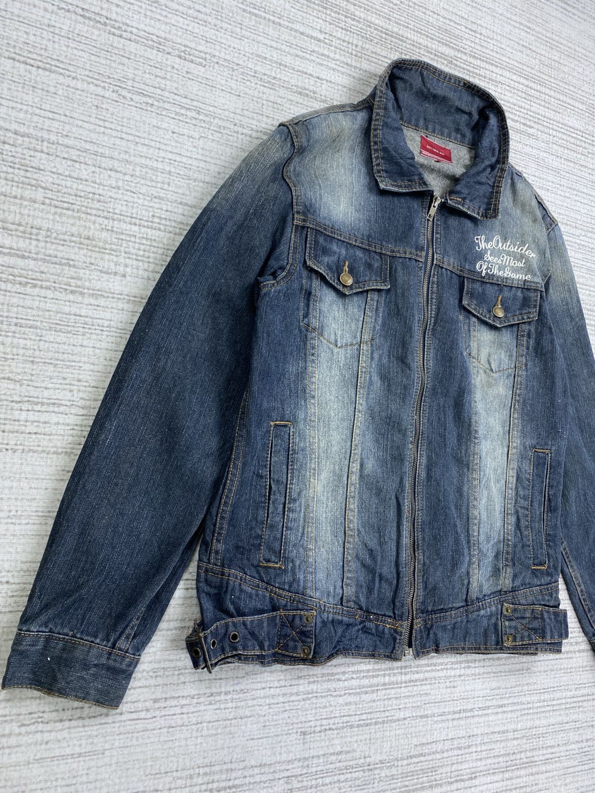 Hysteric Glamour × Japanese Brand × Vintage Vintage Anti Label Acid Wash Trucker Jacket Denim Size US M / EU 48-50 / 2 - 3 Thumbnail