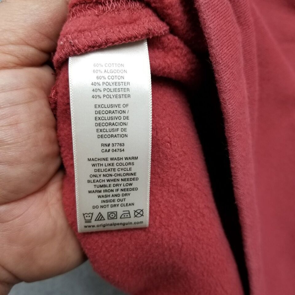 Original Penguin Penguin Sweater Mens Medium Pullover Mock Neck Zip Oversized Size US M / EU 48-50 / 2 - 8 Thumbnail