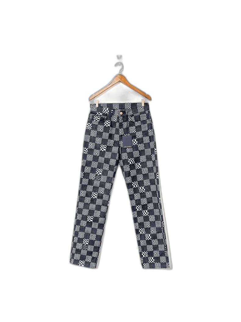 Louis Vuitton Louis Vuitton LV Checkerboard Jeans-2507 Size US 31 - 1 Thumbnail