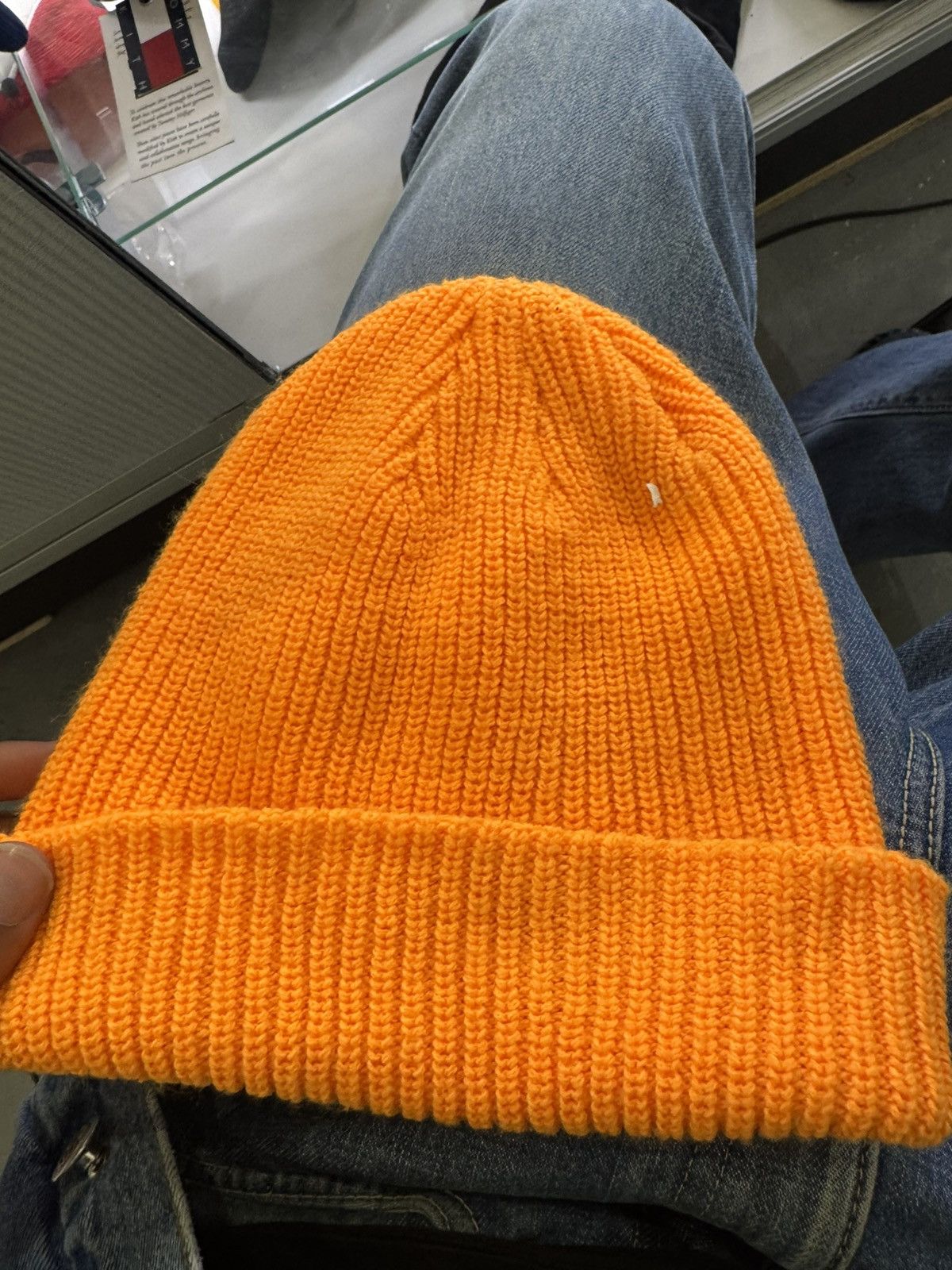 Supreme Supreme Knit Hat Orange Size ONE SIZE - 2 Thumbnail