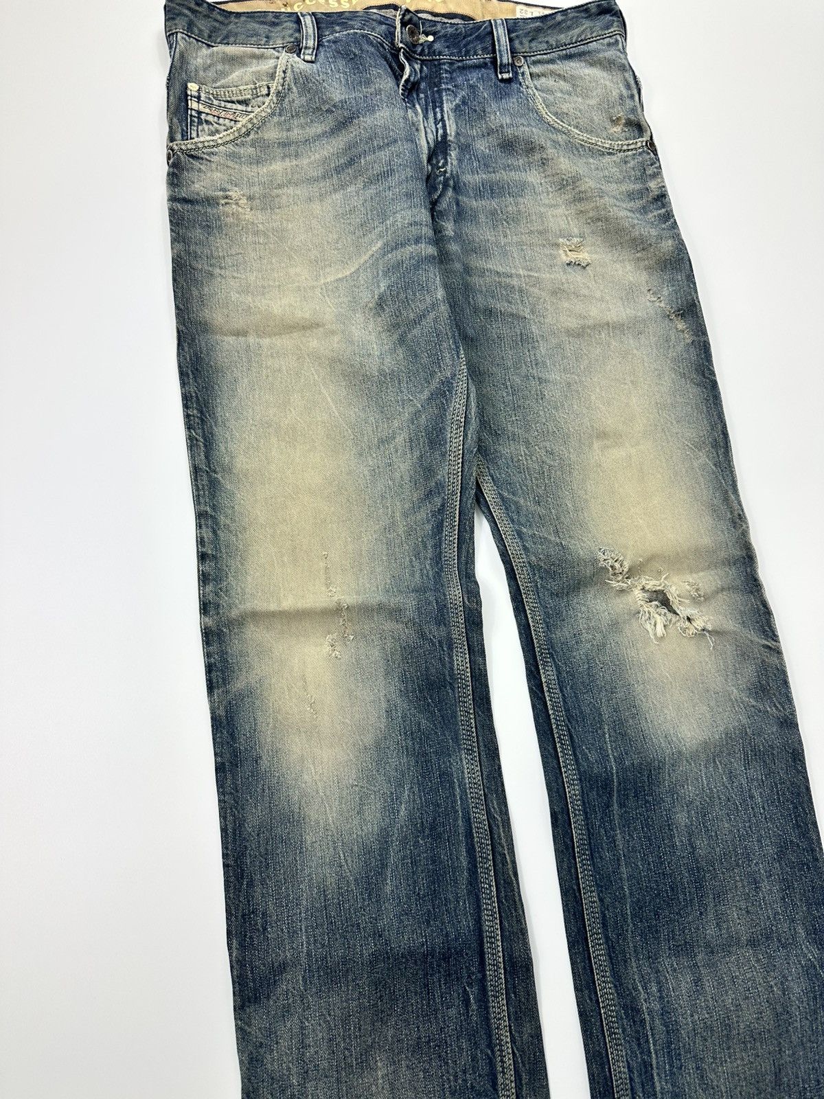 Diesel Diesel&CO Dry Faded Jeans Denim Men's Vintage Size US 33 - 6 Thumbnail
