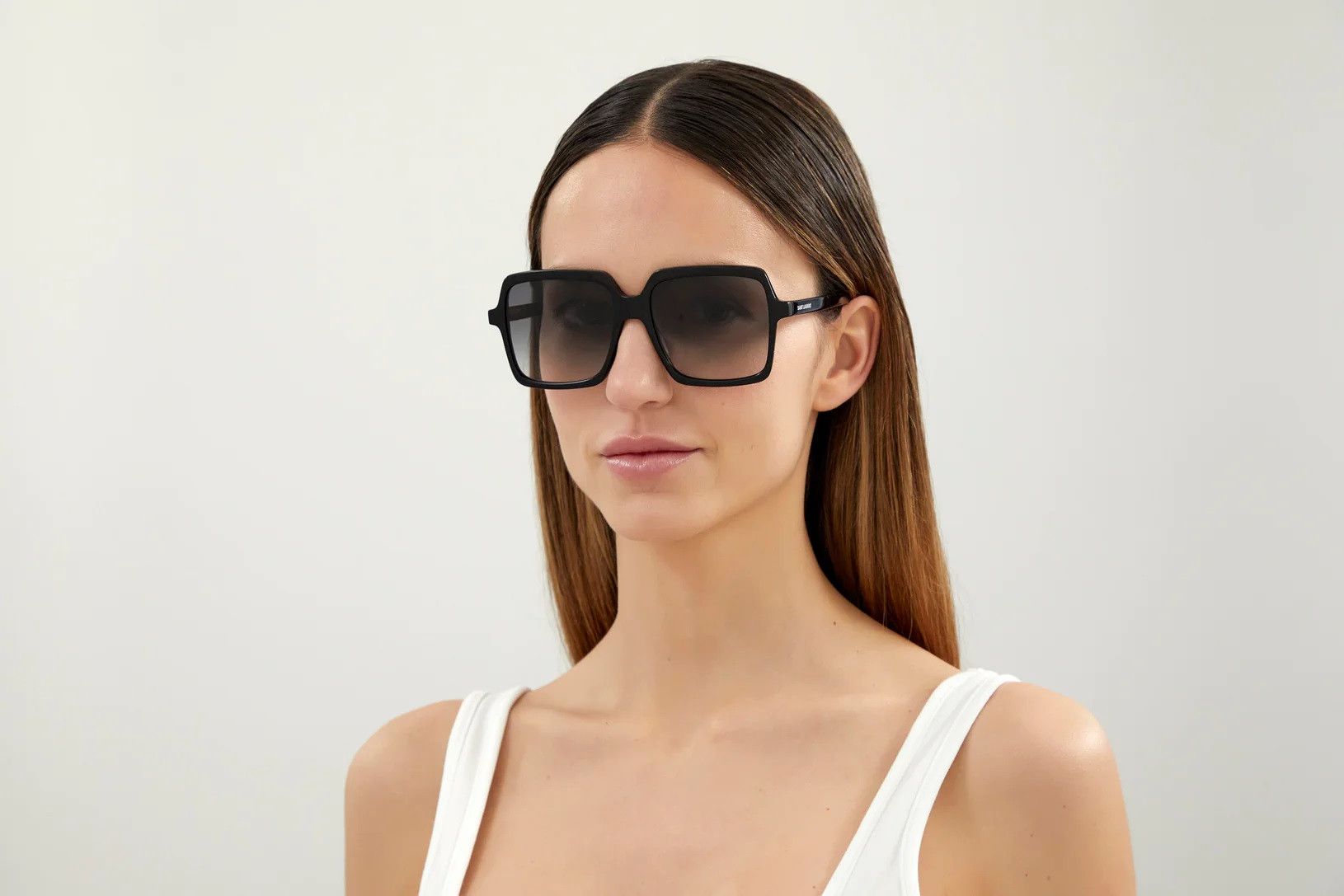 Saint Laurent Paris NEW Saint Laurent SL174 001 Oversized Women Sunglasses Size ONE SIZE - 10 Thumbnail