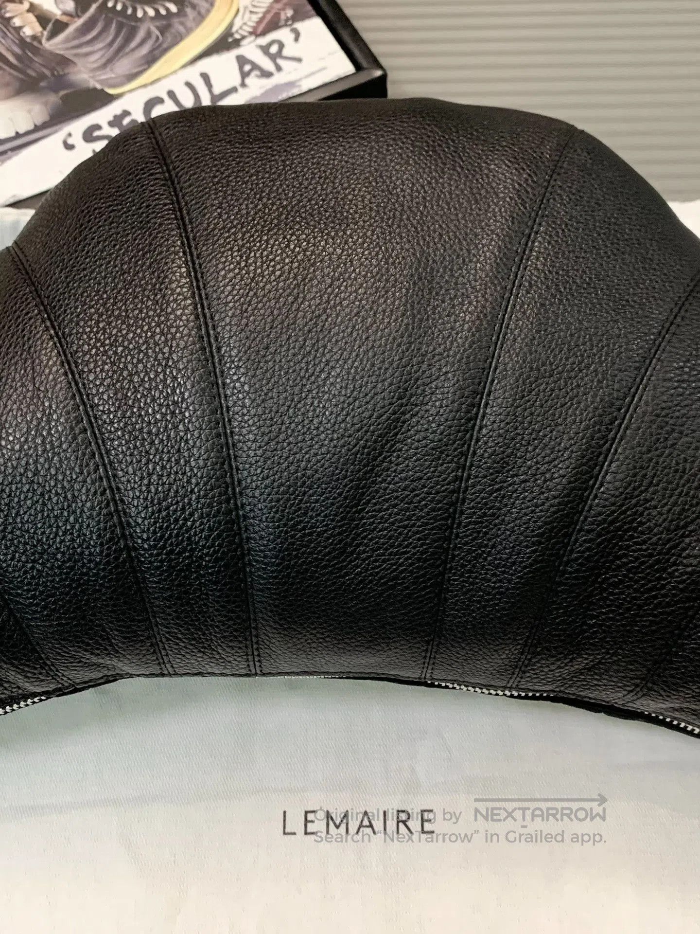 Lemaire Lemaire 2024 Medium Black Croissant Bag. Size ONE SIZE - 7 Thumbnail