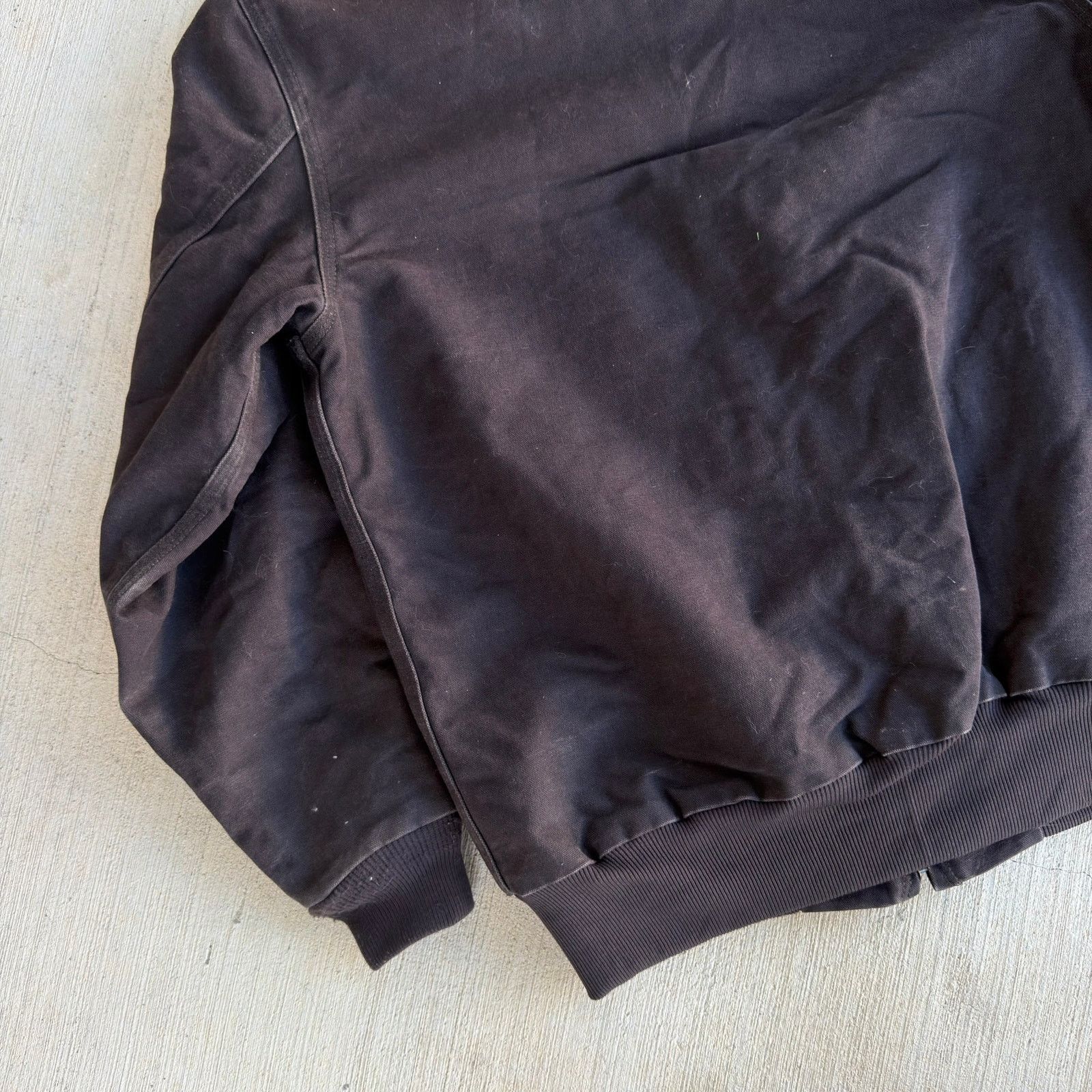 Carhartt × Vintage Carhartt WOMENS WJ130 DKB brown hooded work wear jacket Size US M / EU 48-50 / 2 - 8 Thumbnail