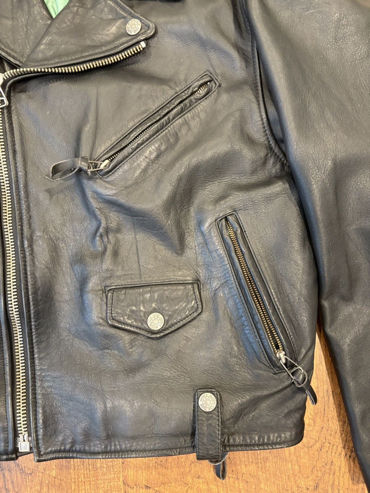 Avirex Vintage Avirex Leather Jacket Mens XL Pocket Motorcycle Size US XL / EU 56 / 4 - 6 Thumbnail