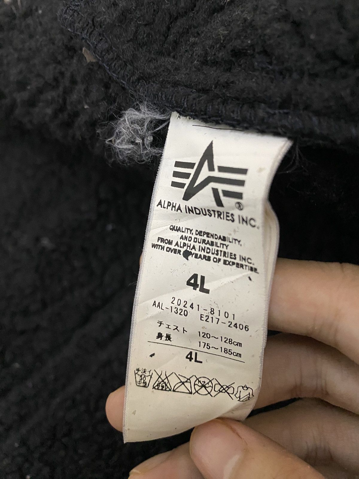 Alpha Industries Alpha industries leather shearling oversized jacket Size US XXL / EU 58 / 5 - 7 Thumbnail