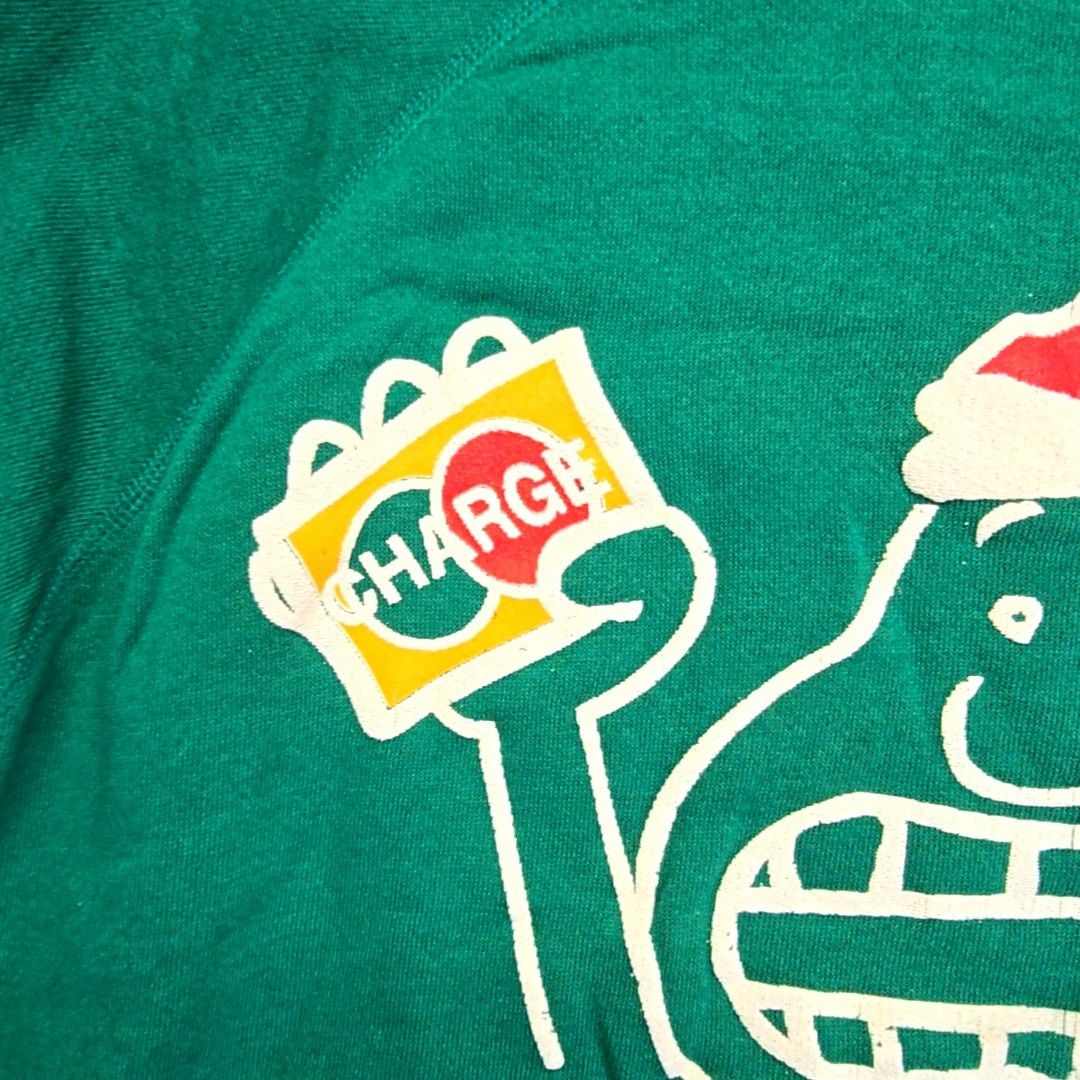 Vintage Vintage Shopping Sweatshirt Graphic Green Christmas 90s XL Size XL / US 12-14 / IT 48-50 - 3 Thumbnail