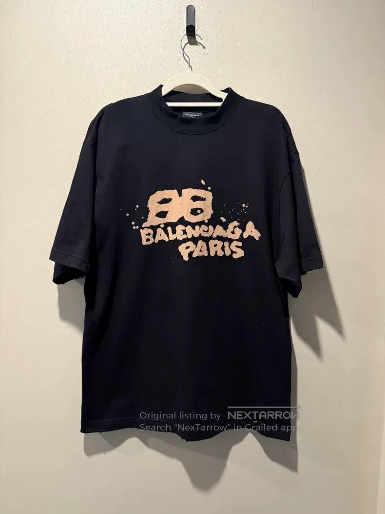 Balenciaga Balenciaga Letter printed short-sleeve T-shirt Size US XXS / EU 40 - 1 Thumbnail