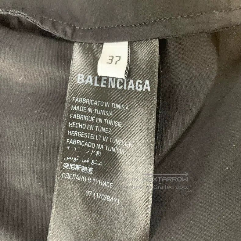 Balenciaga Balenciaga size 37 Black Distressed Phantom Shirt, Size 37 Size US S / EU 44-46 / 1 - 3 Thumbnail