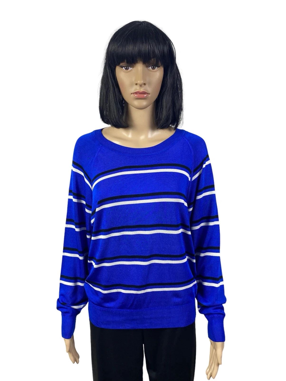 Sandro Sandro Knitted Jumper Viscose Striped size 3 Size M / US 6-8 / IT 42-44 - 1 Thumbnail