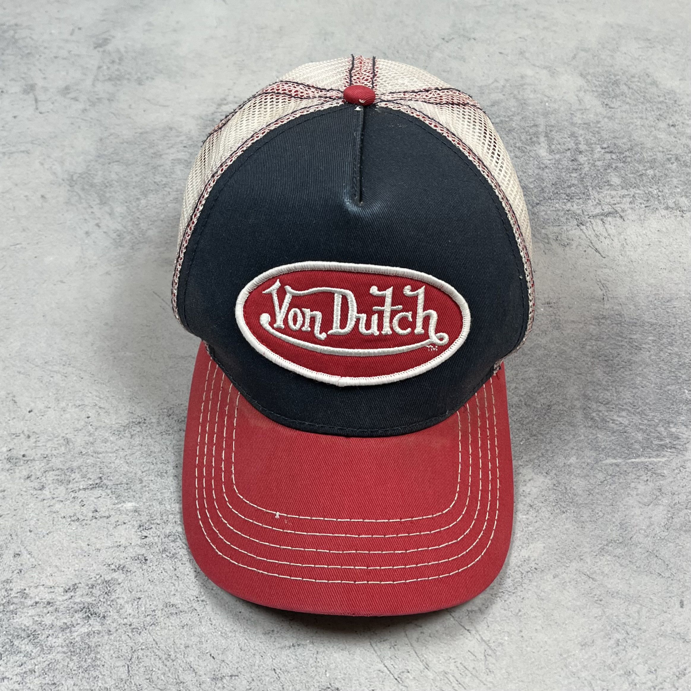 Von Dutch Von Dutch Big Logo Y2K Trucker Hat Size ONE SIZE - 2 Thumbnail