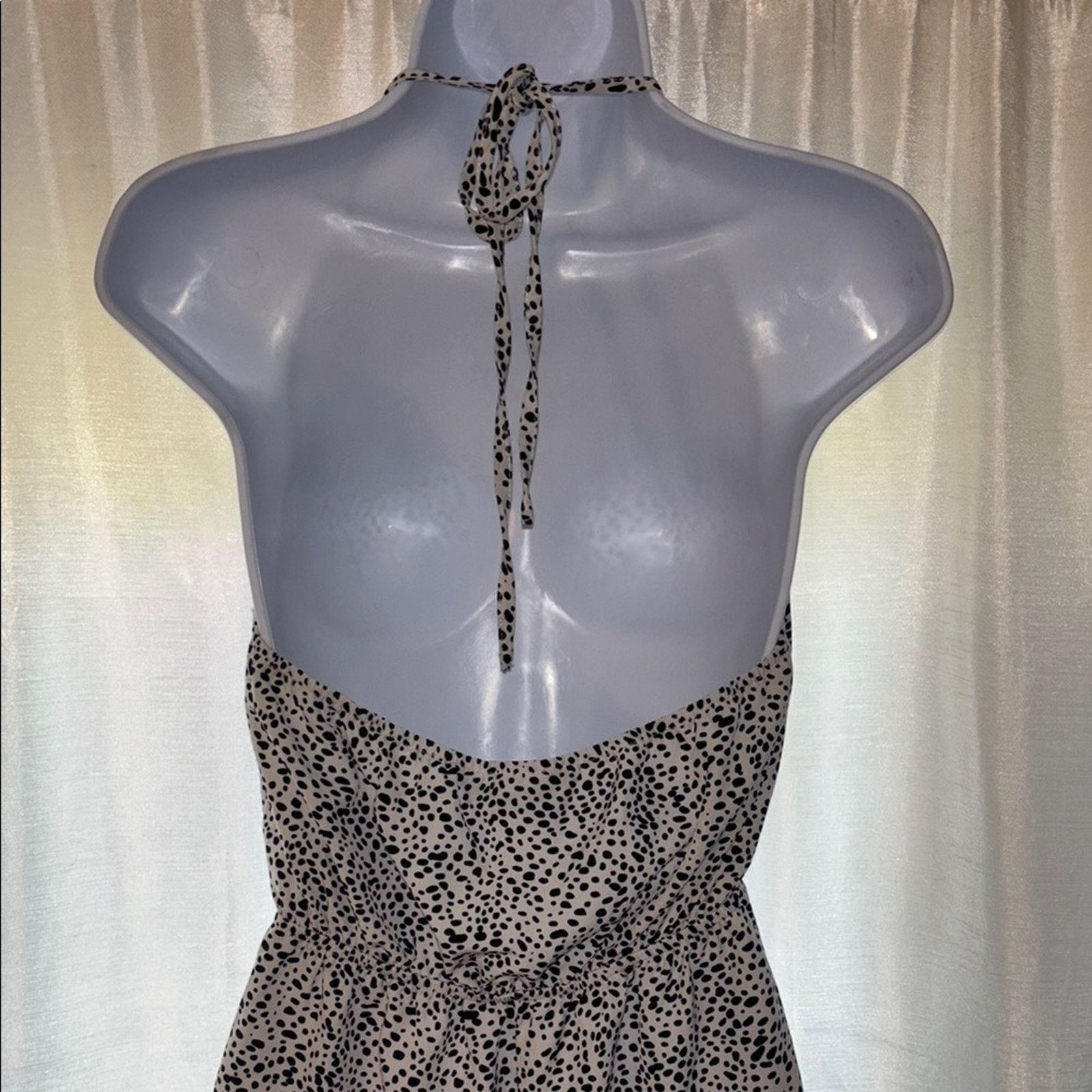 Shein Shein Spotted Halter Neck Romper - Size Small Size S / US 4 / IT 40 - 3 Thumbnail