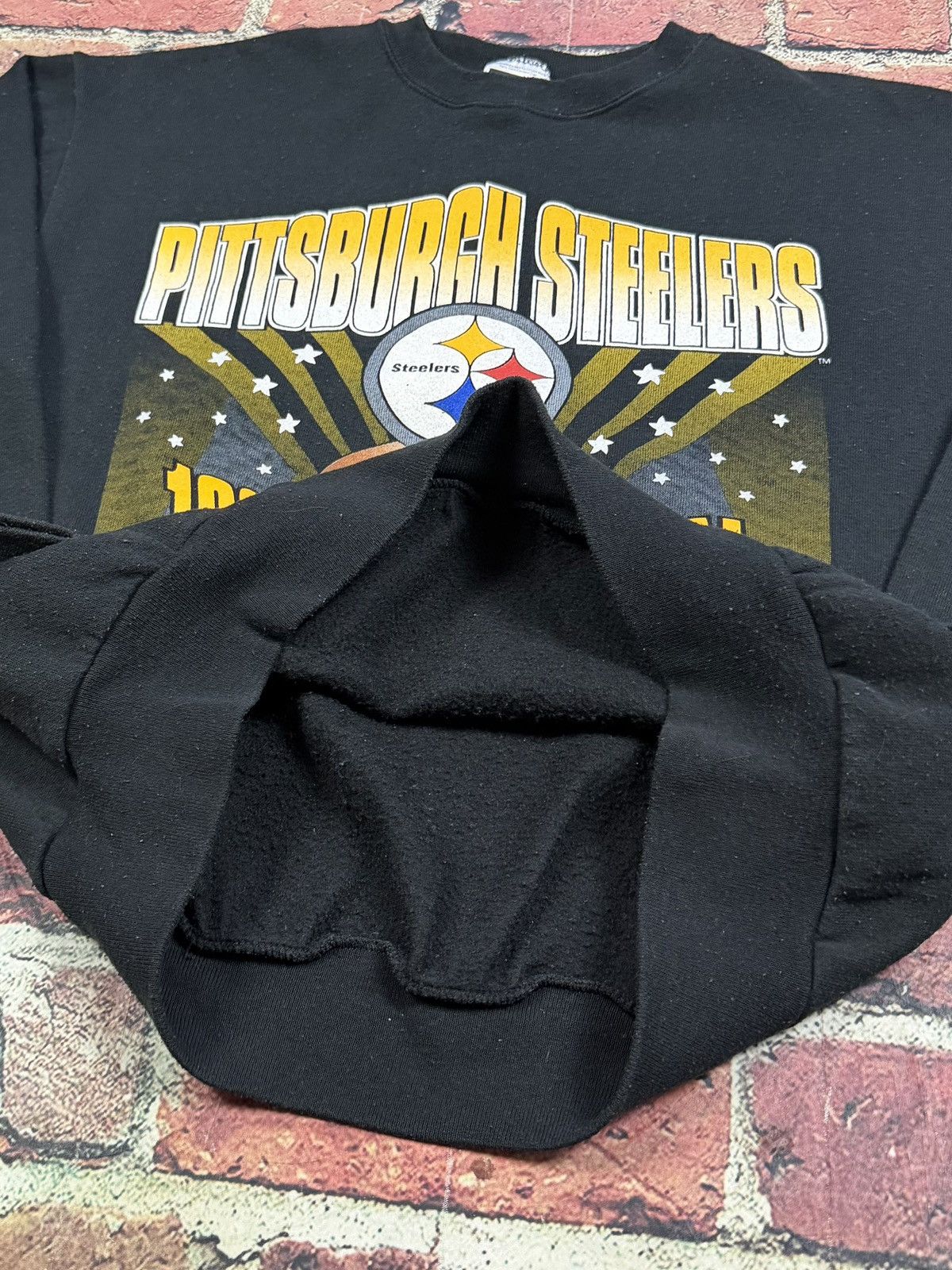 Tultex Vintage 1995 Pittsburgh Steelers Sweatshirt AFC Champs NFL Size US L / EU 52-54 / 3 - 6 Thumbnail