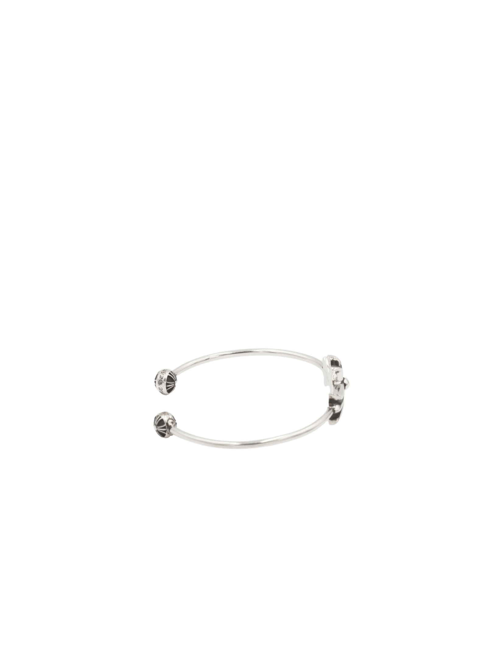Chrome Hearts Chrome Hearts 925 Silver Tiny Cross Cuff Bracelet Size ONE SIZE - 2 Thumbnail