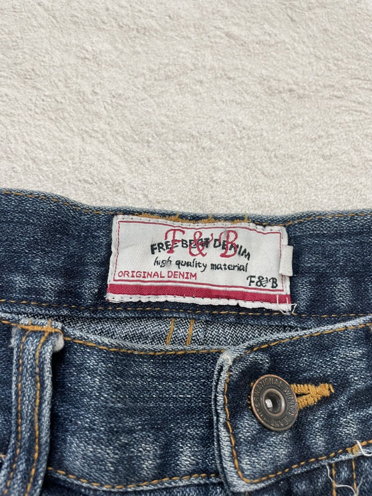 Hysteric Glamour 2000s Hysteric Flare Raw Denim Studed Bootcut Jeans Y2K Size US 31 - 6 Thumbnail