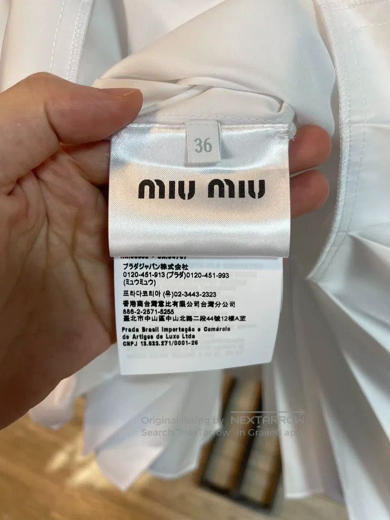 Miu Miu Miu Miu 36 Women's navy dress Size XS / US 0-2 / IT 36-38 - 5 Thumbnail