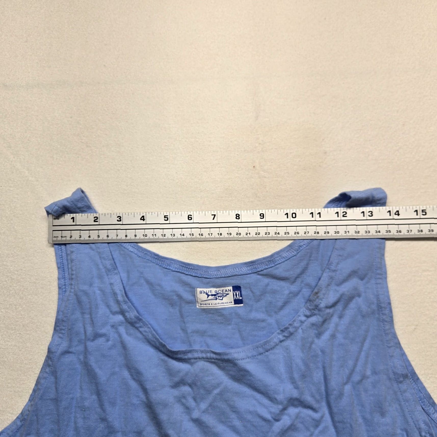 Vintage Punta Cana T Shirt Blue Republican Dominica Tank Top Sleeveless Men's 2XL XXL Size US XXL / EU 58 / 5 - 3 Thumbnail
