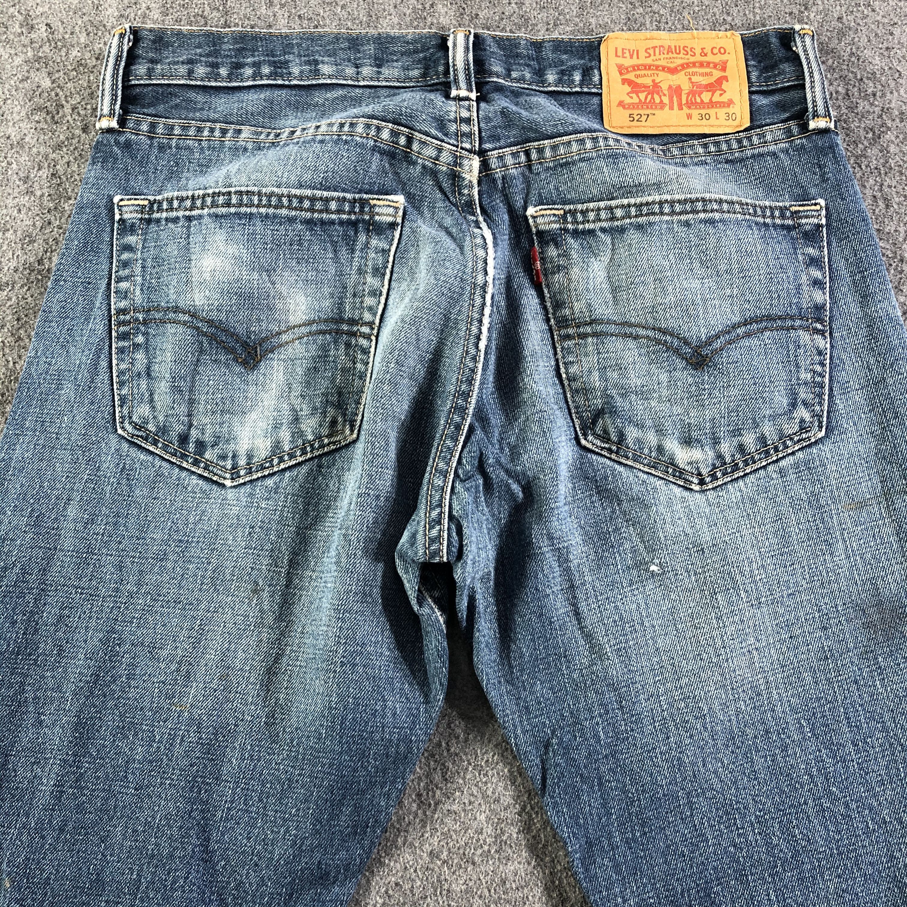 Levi's Vintage Blue Wash Levis 527 Flare Jeans-J3097 Size US 32 / EU 48 - 4 Thumbnail