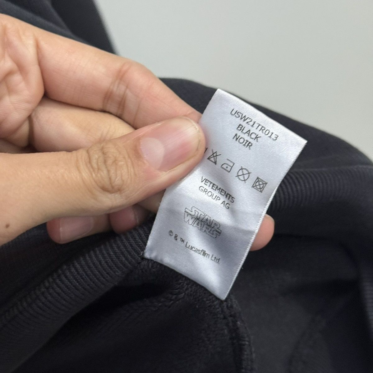 Vetements Vetements x Star Wars Limited Edition FW19 Black Hoodie Size US L / EU 52-54 / 3 - 8 Thumbnail