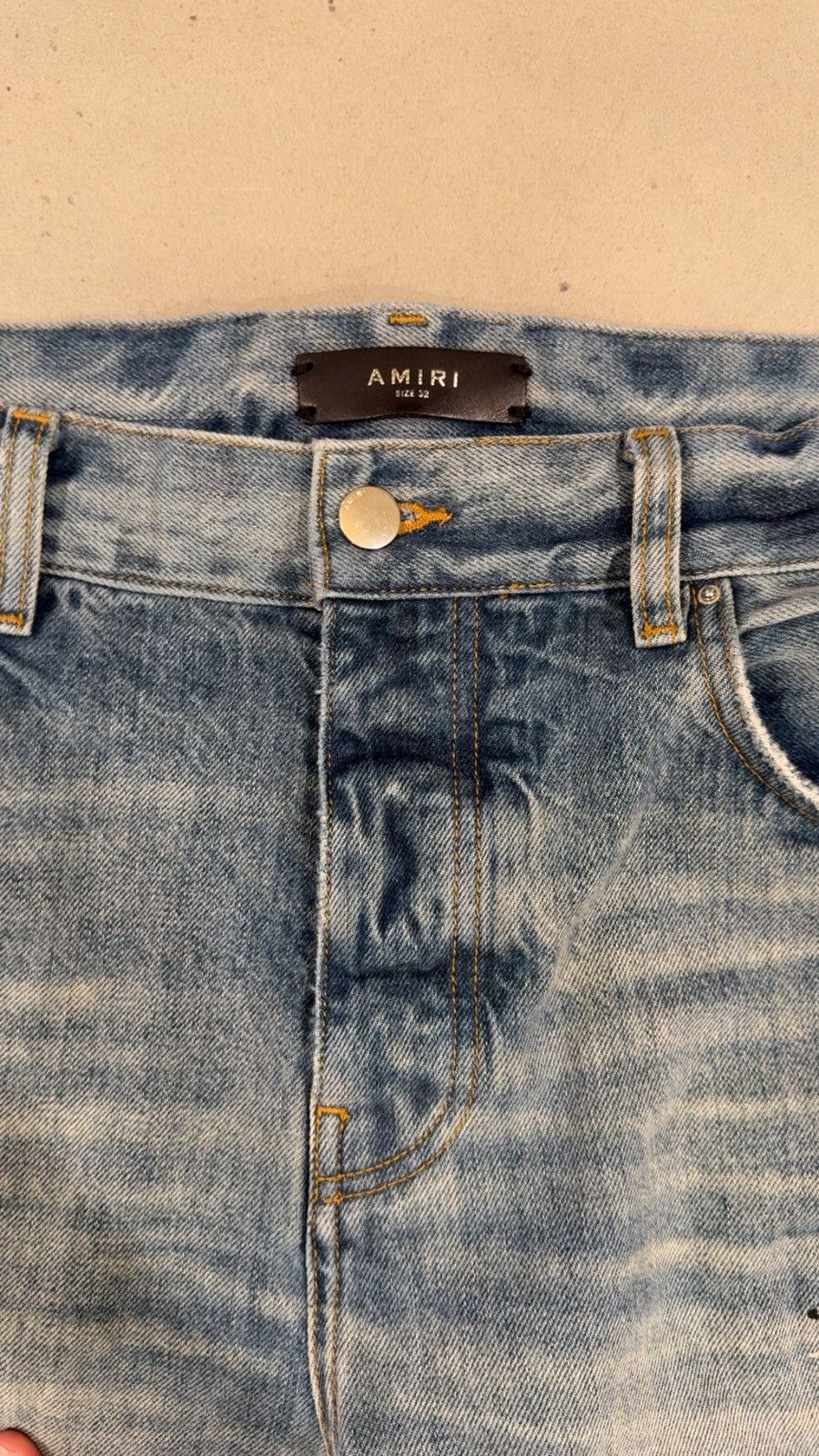 Amiri Amiri Varsity Tiger Five-Pocket Jeans Size US 32 / EU 48 - 3 Thumbnail