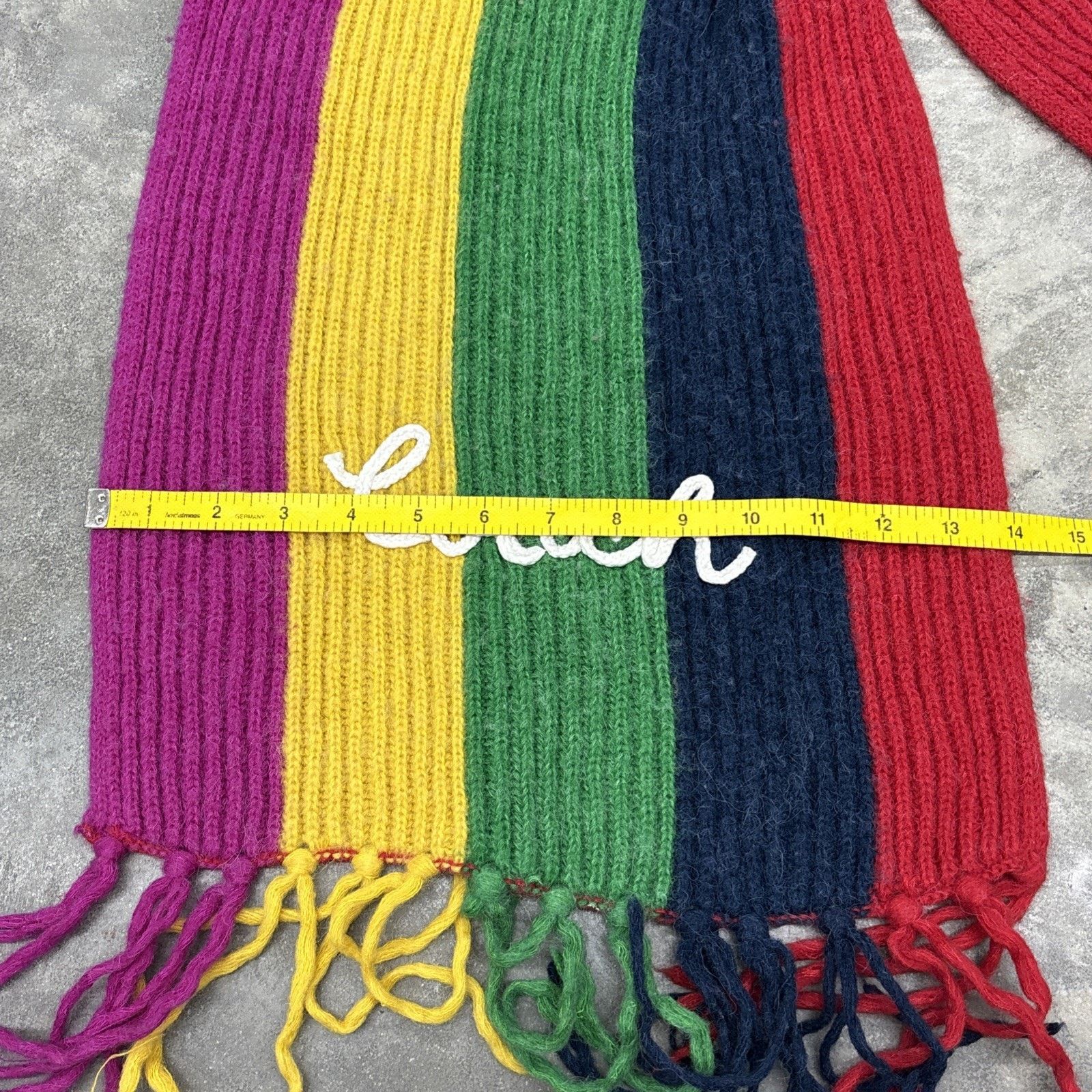 Coach Rare Coach Multi Stripe Scarf And Hat Matching Set Rainbow Size ONE SIZE - 8 Thumbnail