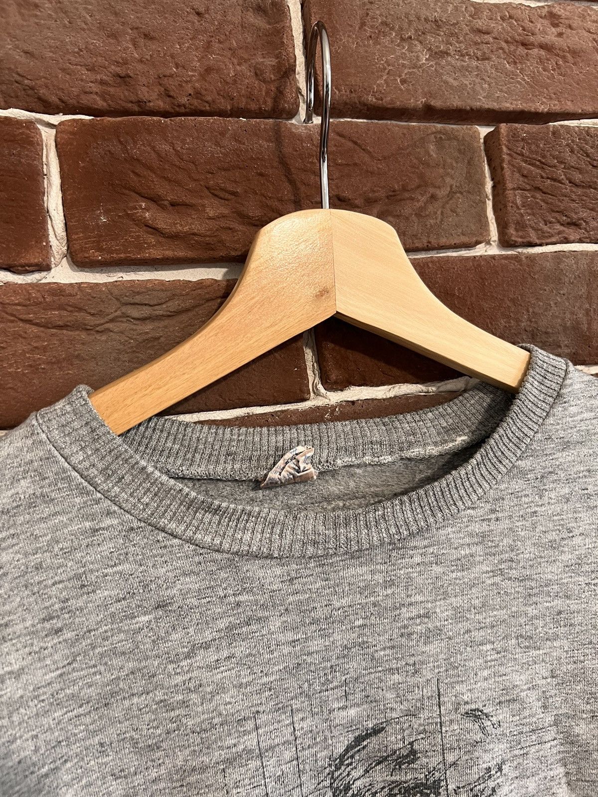 Adidas Vintage 80s Adidas Running Logo Sweatshirt Hype Crewneck Size US L / EU 52-54 / 3 - 6 Thumbnail