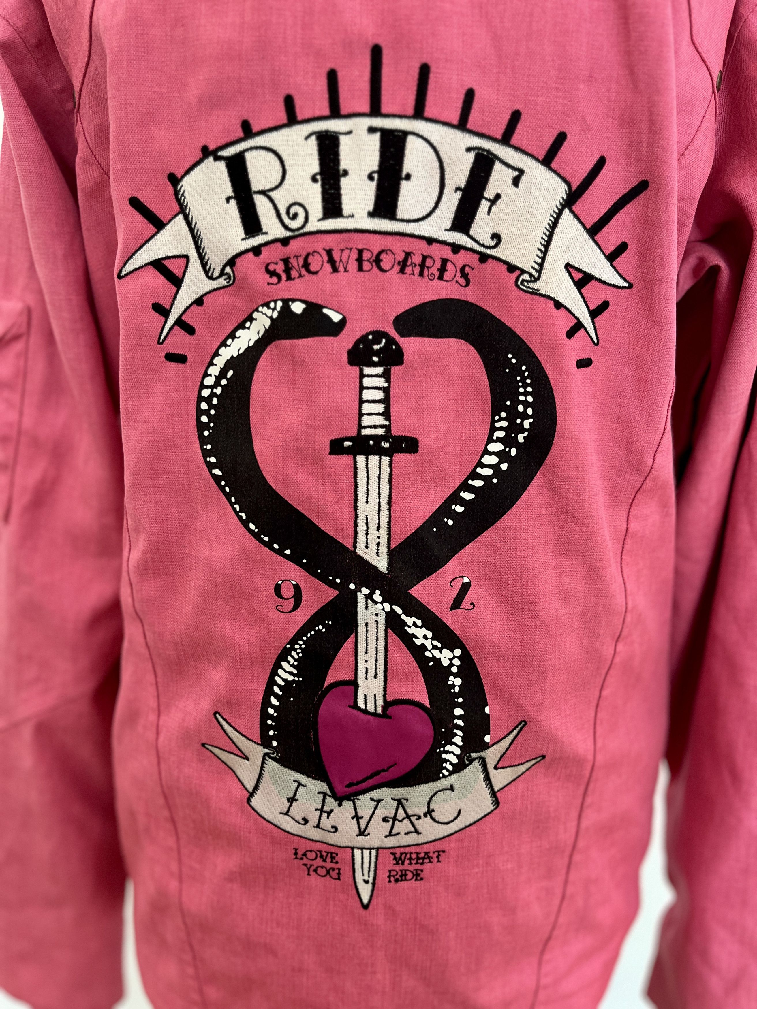 Vintage Vintage Ride Snowboards Priscilla LeVac Pro Shell Jacket Size M / US 6-8 / IT 42-44 - 1 Thumbnail