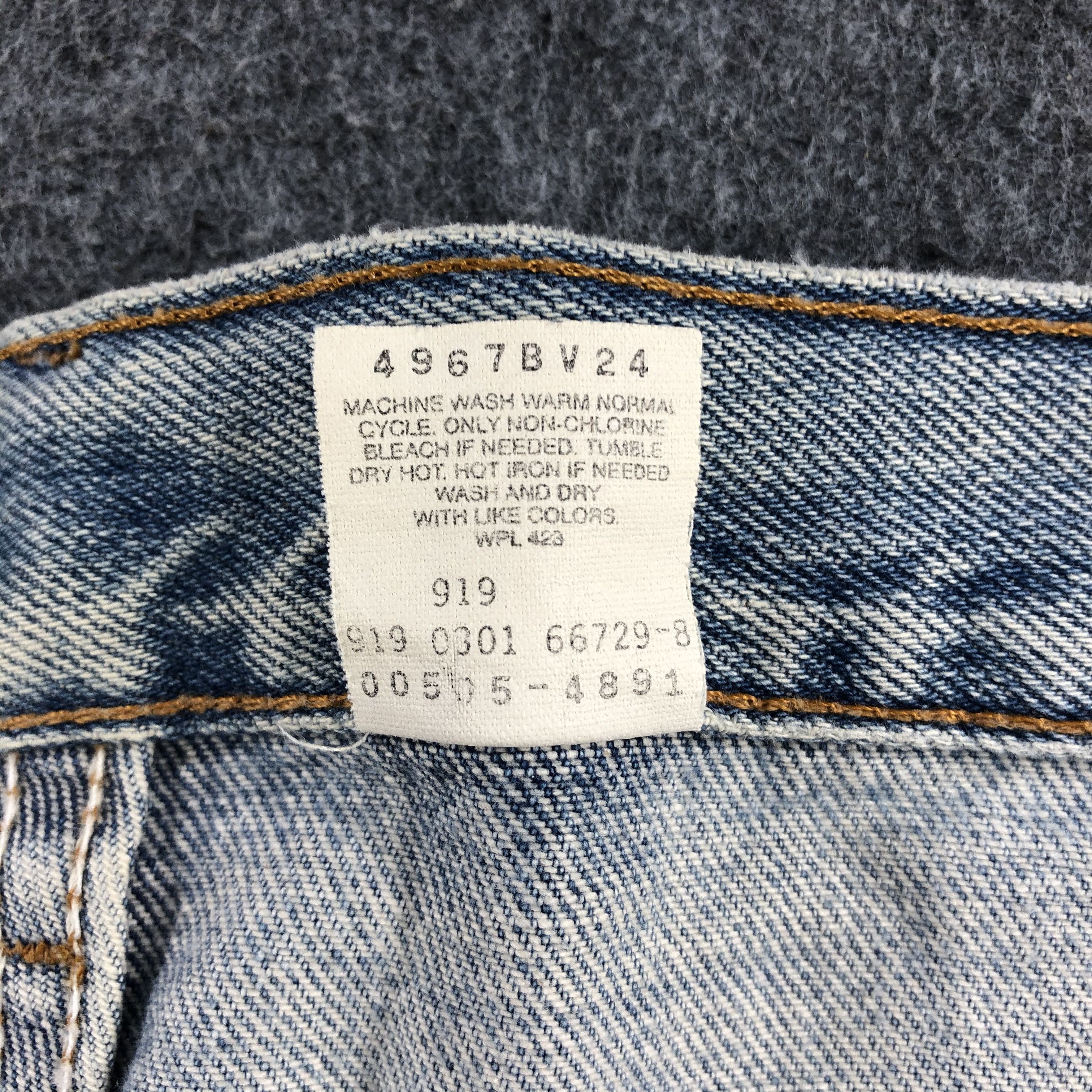 Levi's 90s Vintage Light Wash Levis 505 Jeans-J1628 Size US 40 / EU 56 - 12 Thumbnail