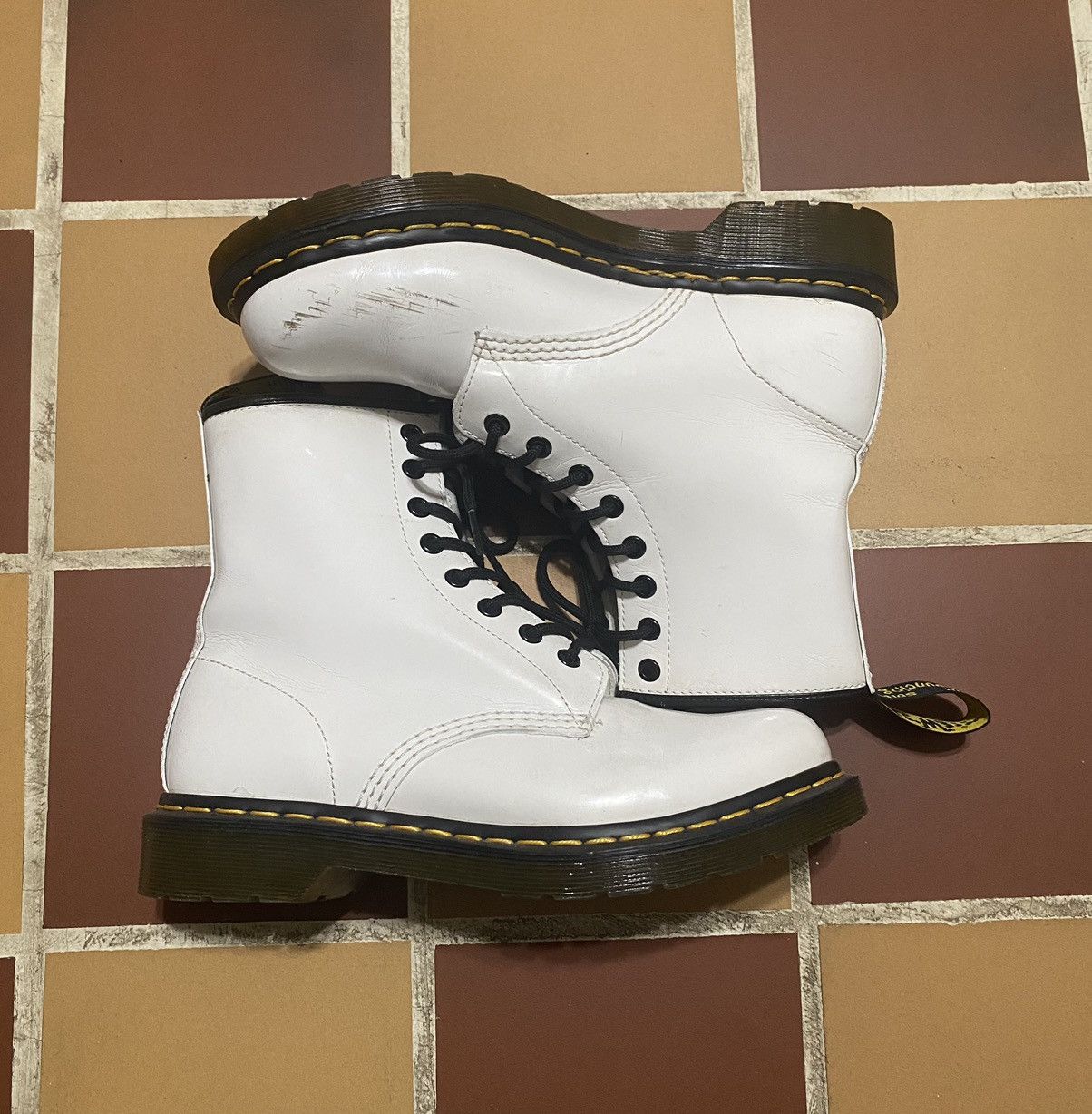Dr. Martens × Vintage Doc Martens Patent Leather Boots Size US 8 / IT 38 - 1 Thumbnail