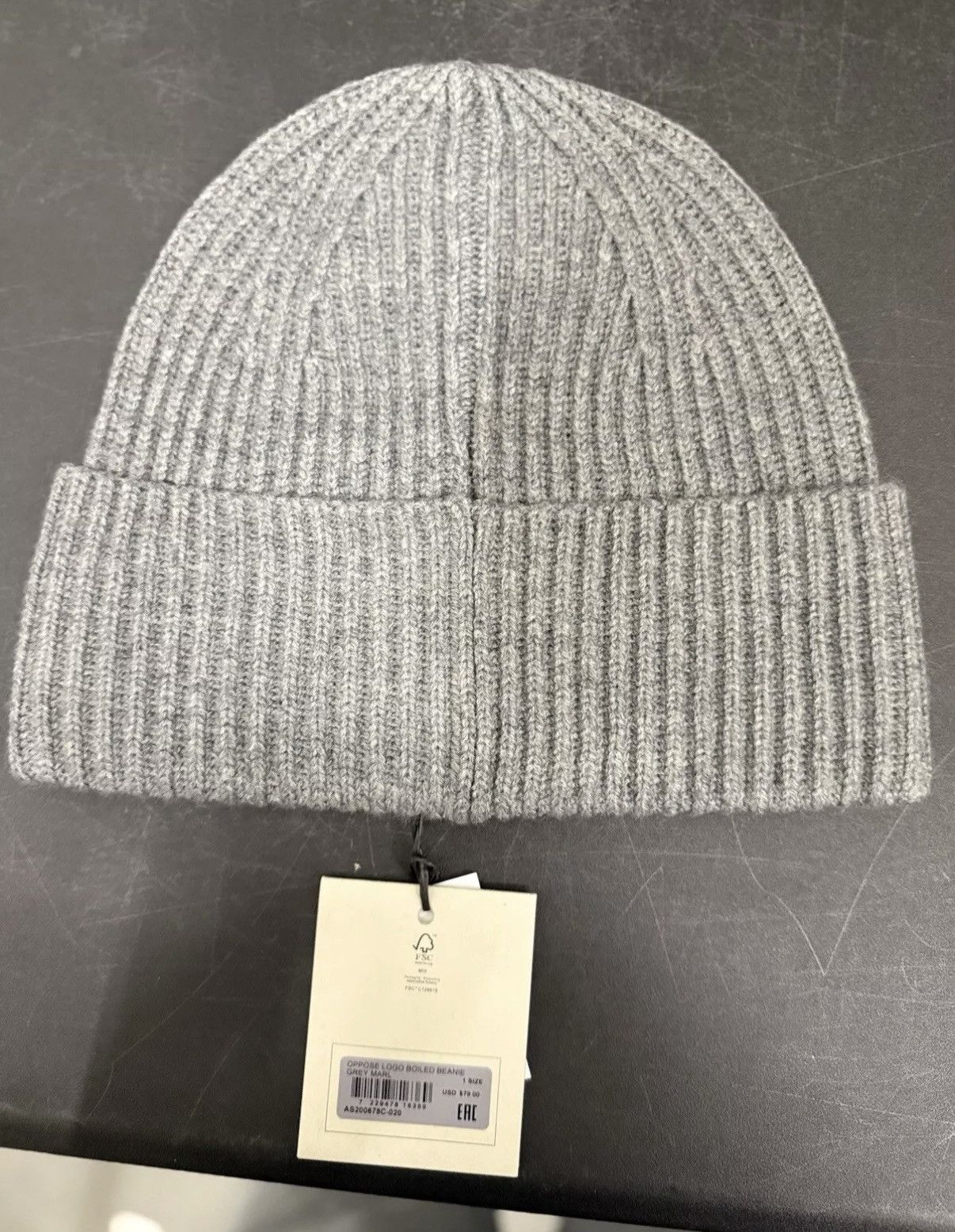 Allsaints AllSaints Embroidered Oppose Beanie - One Size Size ONE SIZE - 2 Thumbnail
