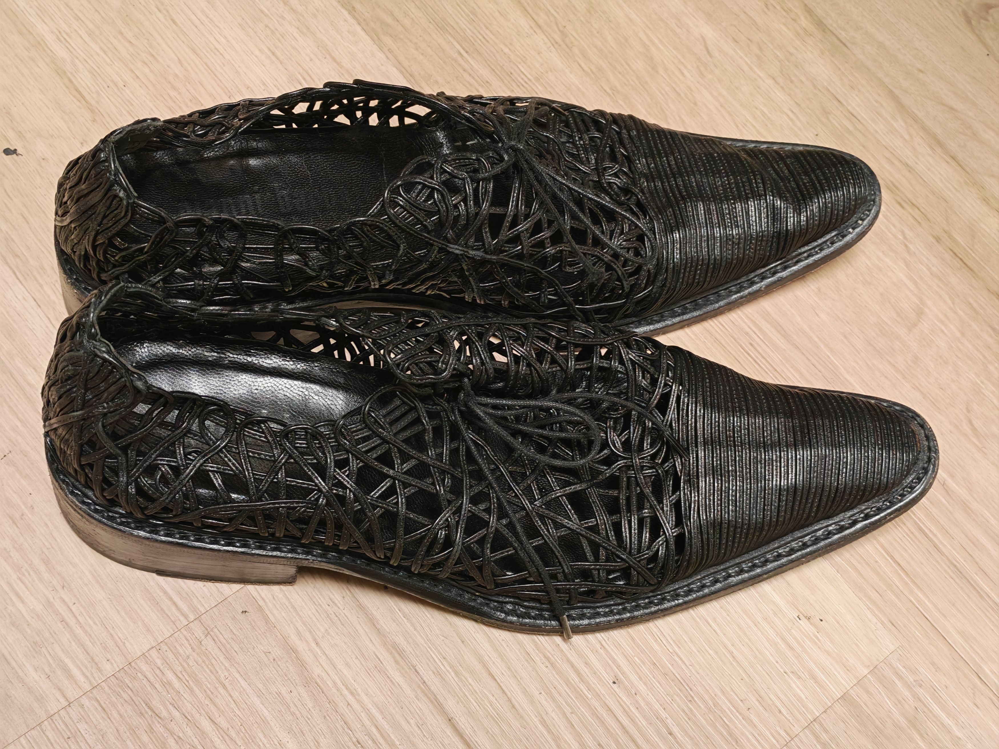 Gianni Barbato GIANNI BARBATO LEATHER SHOES MEN Size US 8 / EU 41 - 4 Thumbnail
