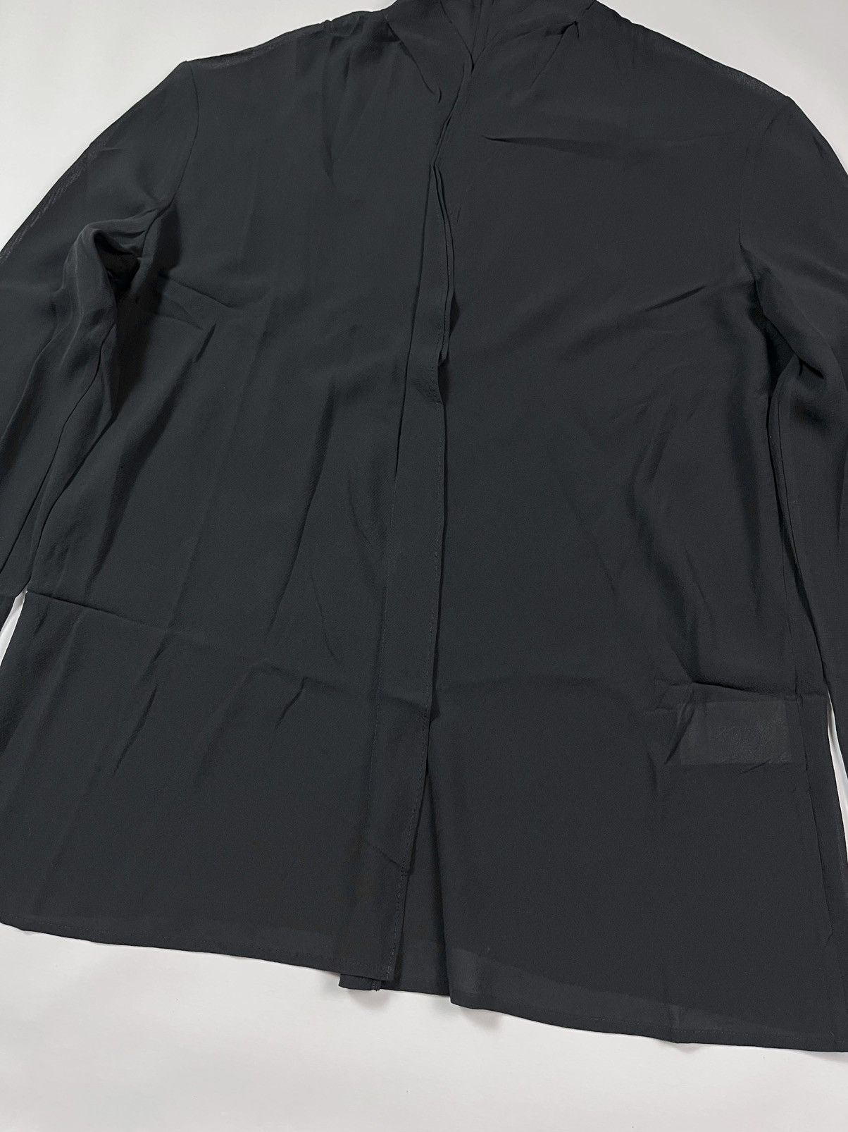 Yohji Yamamoto YOHJI YAMAMOTO+NOIR SILK BLOUSE Size M / US 6-8 / IT 42-44 - 4 Thumbnail